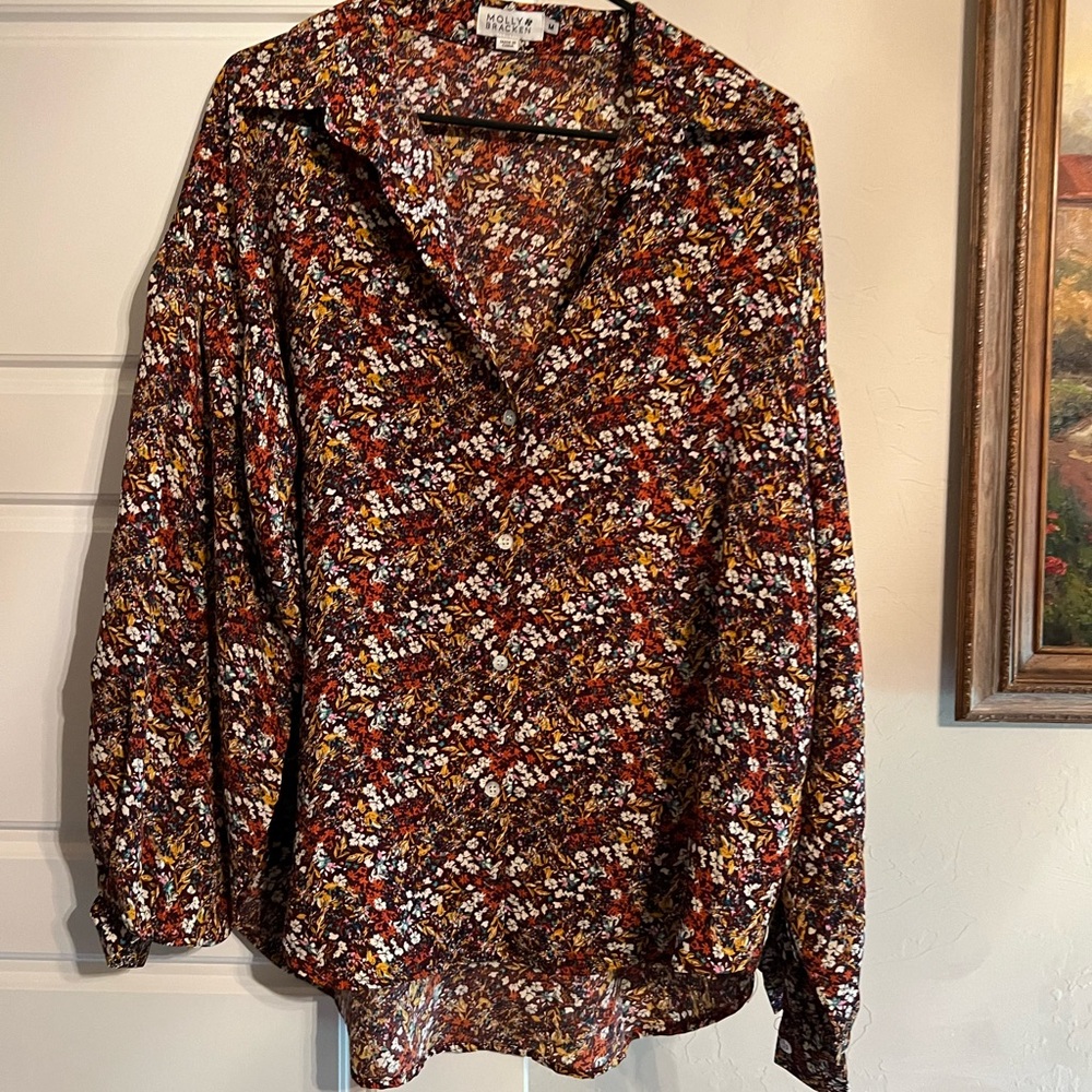 Molly Bracken Floral Buttondown